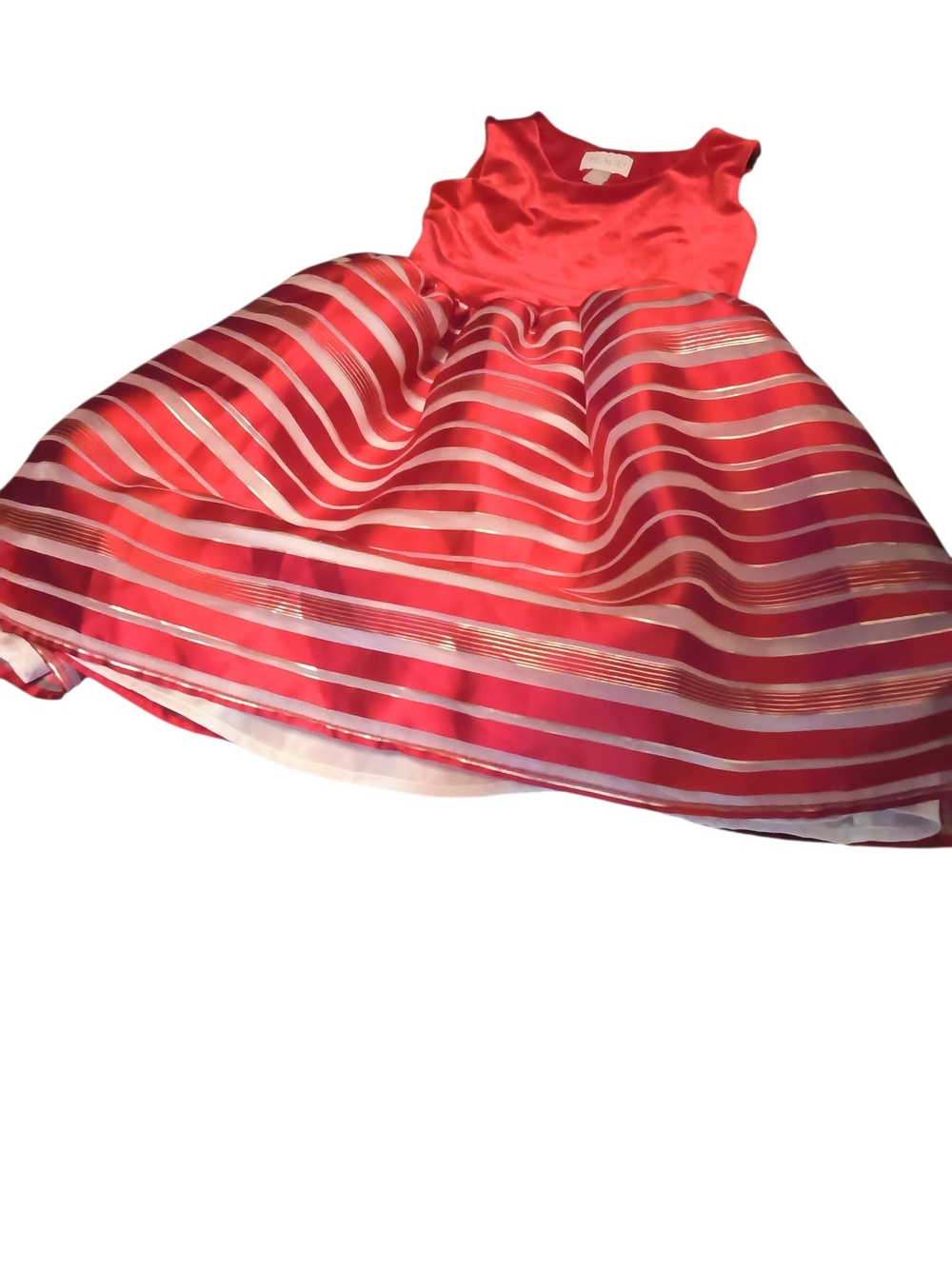 Place Girls' Red Sleeveless Dress